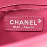 Chanel Chevron Quilted Calfskin Medium Boy Flap Dark Pink Silver Hardware Best Lushentic Bags