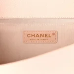 Chanel Chevron Quilted Caviar Medium Boy Flap Light Beige Gold Hardware Replica Designer Bags