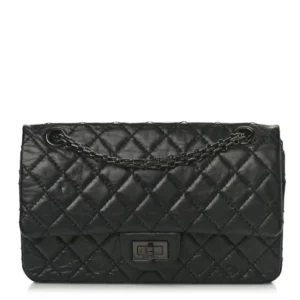 Chanel Quilted Aged Calfskin 2.55 Reissue 225 Flap So Black Quality Replica