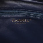 Chanel Quilted Aged Calfskin Medium Reissue Camera Case Navy Aged Gold Hardware Replica Bags