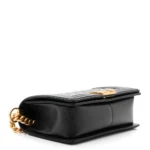 Chanel Quilted Caviar Medium Boy Flap Black Aged Gold Hardware Quality Rep