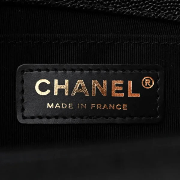 Chanel Quilted Caviar Medium Boy Flap Black Aged Gold Hardware Quality Rep