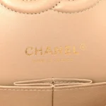 Chanel Quilted Caviar Medium Double Flap Dark Beige Polished Light Gold Hardware  Lushentic Bags