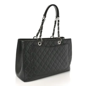 Chanel Quilted Caviar XL Grand Shopping Tote (GST) Dark Grey back1