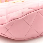 Chanel Quilted Lambskin CC Links Hobo Light Pink Aged Gold Hardware  Replica Bags