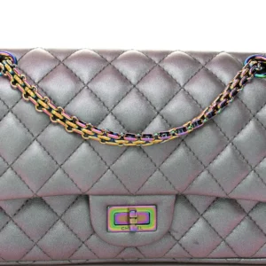 Chanel Quilted Lambskin Medium 2.55 Reissue 225 Flap Light Purple detail1