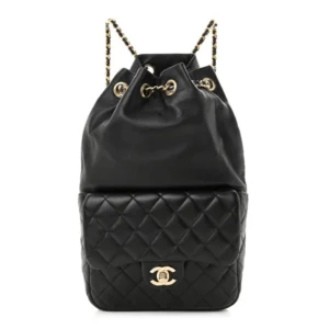 Chanel Quilted Lambskin Small In Seoul Backpack Black Gold Hardware Lushentic Bags