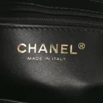 Chanel Quilted Shiny Aged Calfskin Micro Kelly Shopper Black Aged Gold Hardware Lushentic Replica